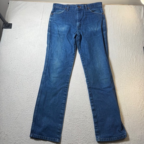 Wrangler Other - Wrangler Straight Leg Jeans Mens 34x34 Blue Good Vintage 936PWD Denim Pants